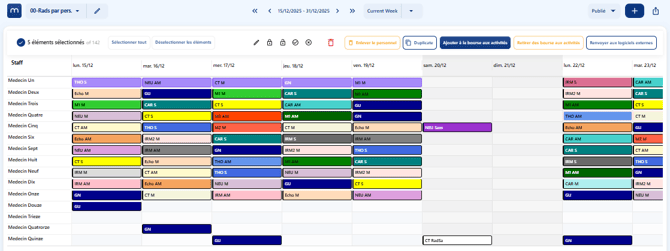 EU select assignments