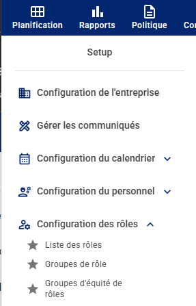 EU shift go to role list