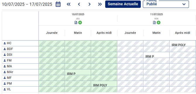 EU shift shift view schedule