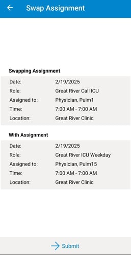 US assignment swap 3