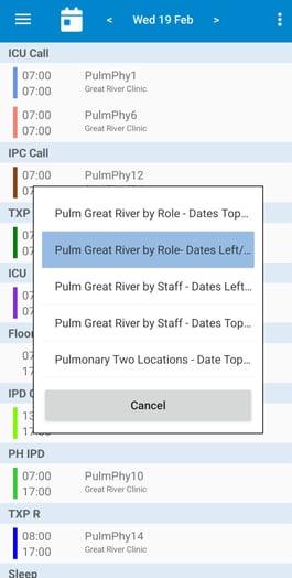 US team view role filters