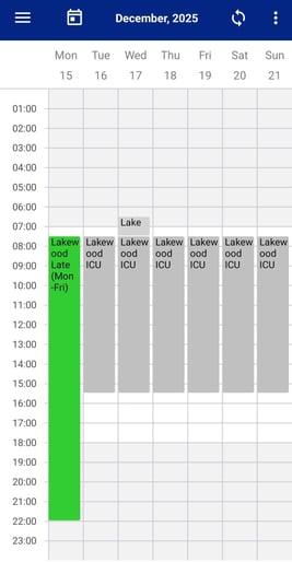 US mobile my schedule week