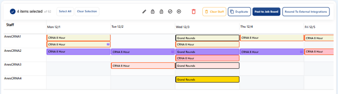 US select assignments
