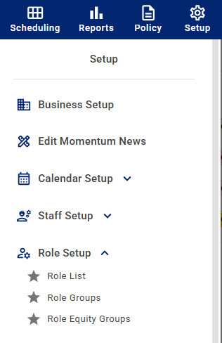 US shift go to role list