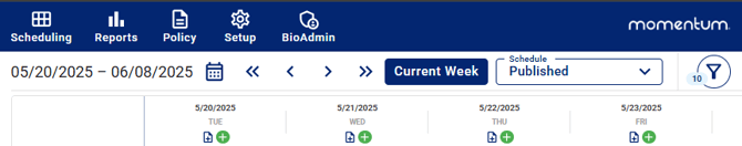 US shift open filter