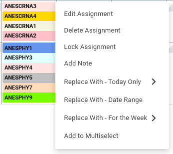 US right click multiselect