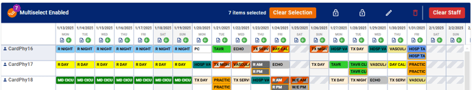 Multiselect assignment chosen